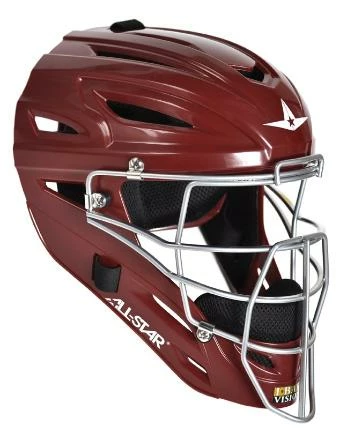 All-Star MVP2500 Solid Molded Catcher's Helmet - Image 5