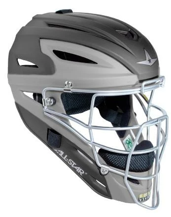 All-Star MVP2510 Matte Two Tone Catcher's Helmet - Youth - Image 2