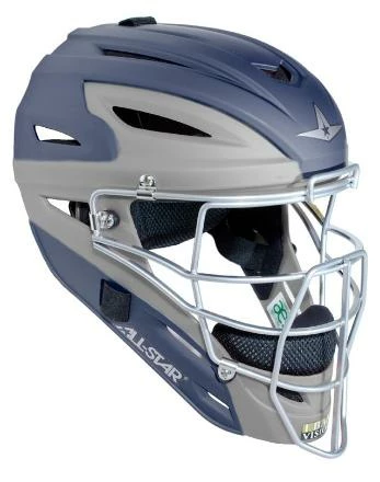 All-Star MVP2510 Matte Two Tone Catcher's Helmet - Youth - Image 3