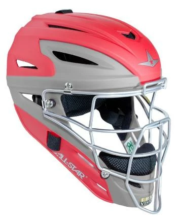 All-Star MVP2510 Matte Two Tone Catcher's Helmet - Youth - Image 4