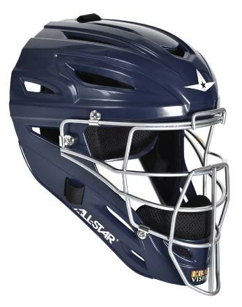 All-Star MVP2500 Solid Molded Catcher's Helmet - Image 6