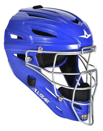 All-Star MVP2500 Solid Molded Catcher's Helmet - Image 8