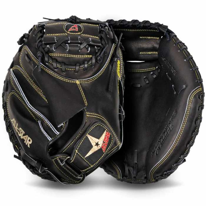 All-Star Pro Elite 35" Catcher's Mitt - CM3000BK - Image 2
